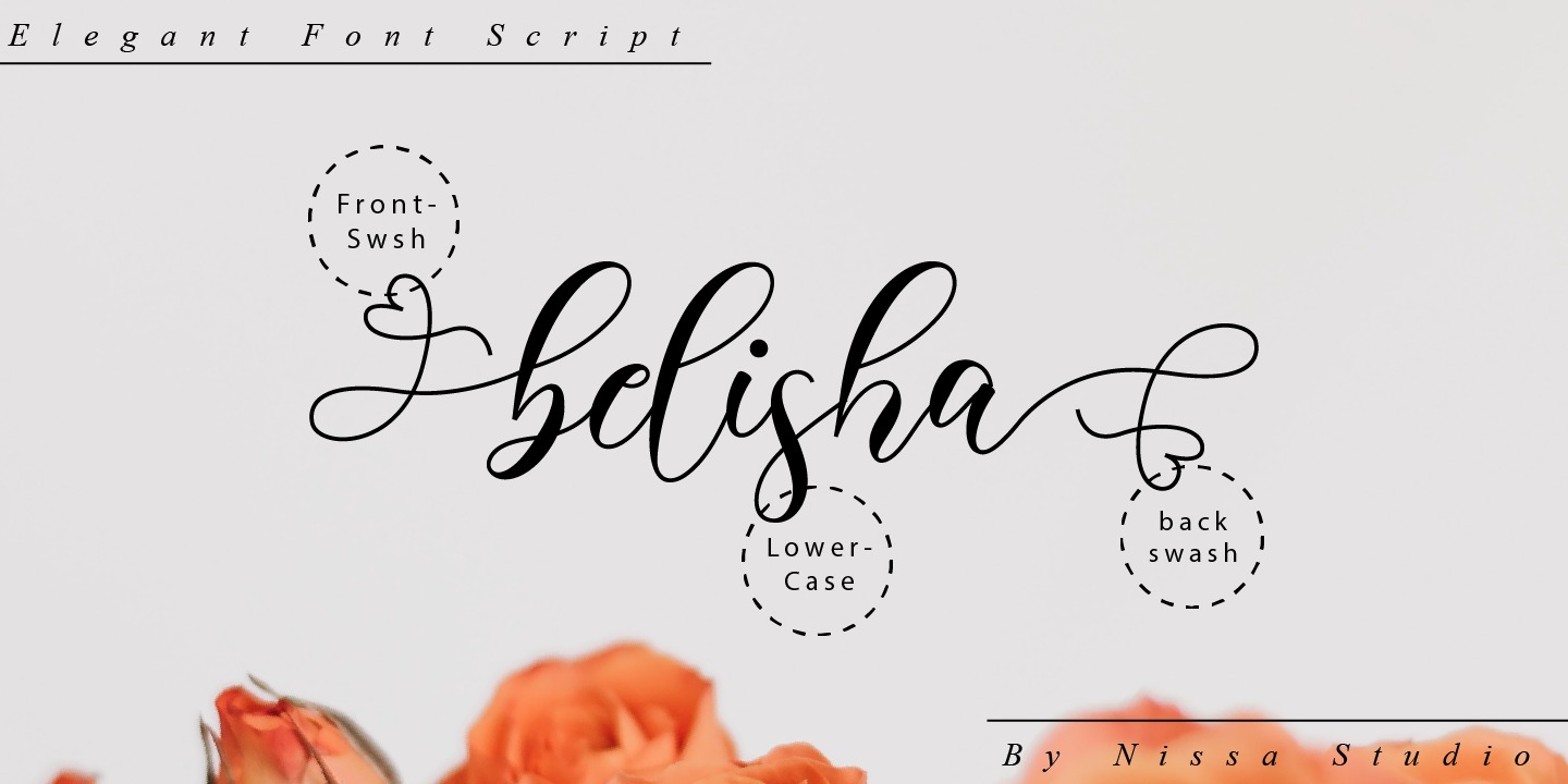Example font Belisha #4